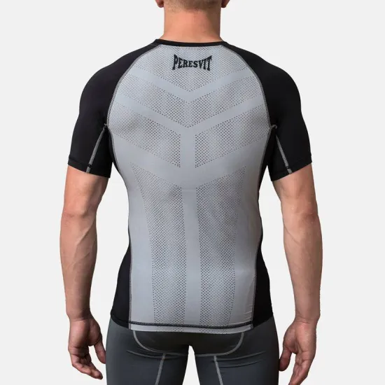 Компрессионная футболка Peresvit Air Motion Compression Short Sleeve Black Grey-S