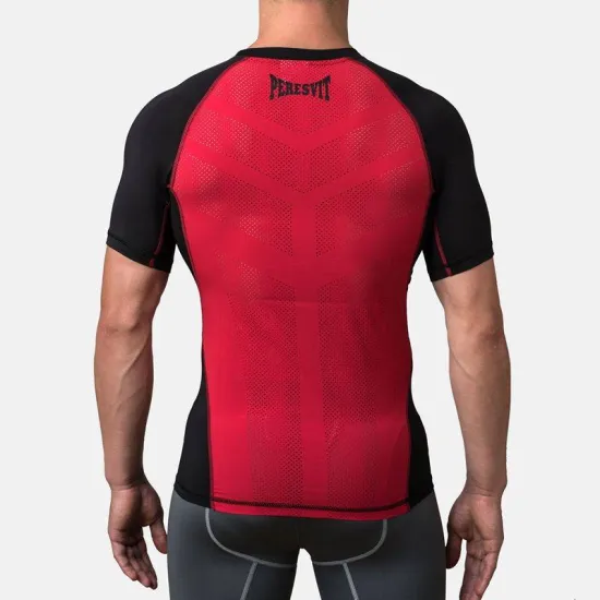 Компрессионная футболка Peresvit Air Motion Compression Short Sleeve Black Red-S