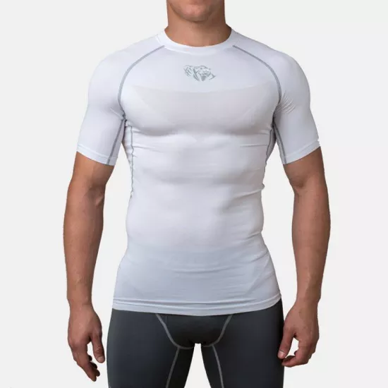 Компрессионная футболка Peresvit Air Motion Compression Short Sleeve Snow Grey-S