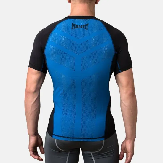 Компресійна футболка Peresvit Air Motion Compression Short Sleeve Black Blue-S