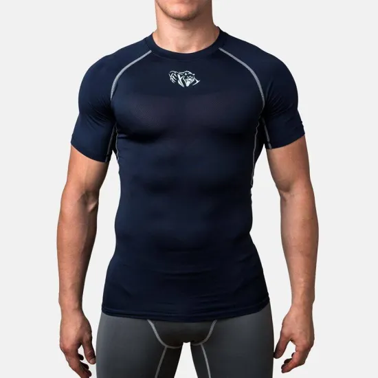 Компрессионная футболка Peresvit Air Motion Compression Short Sleeve Navy Grey-S