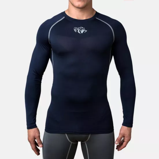 Компрессионный лонгслив Peresvit Air Motion Compression Long Sleeve Navy Grey-S