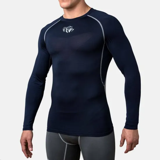 Компрессионный лонгслив Peresvit Air Motion Compression Long Sleeve Navy Grey-S