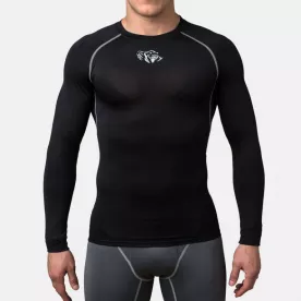 Компрессионный лонгслив Peresvit Air Motion Compression Long Sleeve Black Grey-S