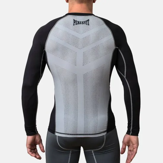 Компрессионный лонгслив Peresvit Air Motion Compression Long Sleeve Black Grey-S