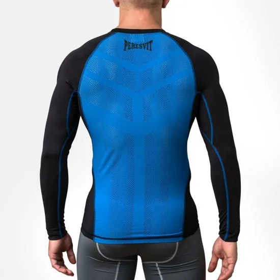 Компрессионный лонгслив Peresvit Air Motion Compression Long Sleeve Black Blue-S