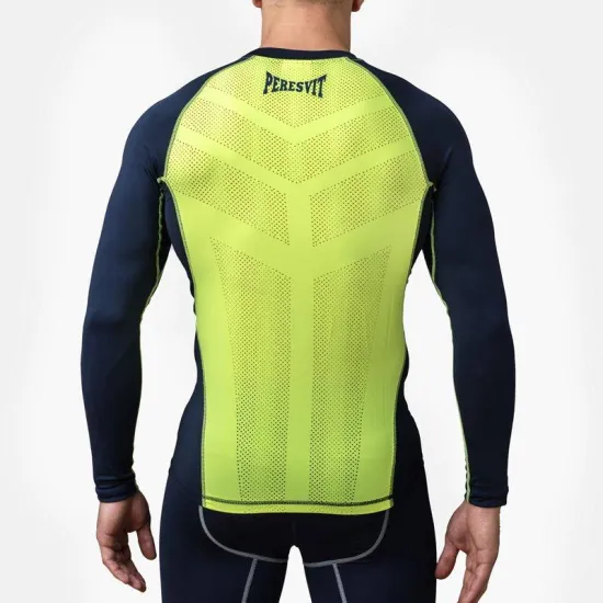 Компрессионный лонгслив Peresvit Air Motion Compression Long Sleeve Navy Yellow-S