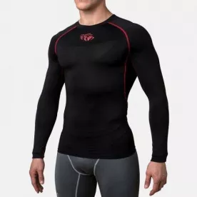 Компрессионный лонгслив Peresvit Air Motion Compression Long Sleeve Black Red-S