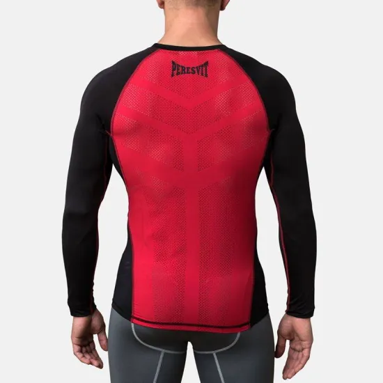 Компрессионный лонгслив Peresvit Air Motion Compression Long Sleeve Black Red-S