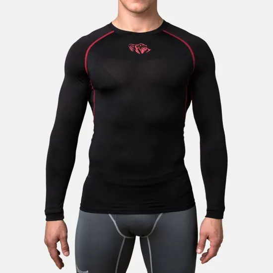 Компрессионный лонгслив Peresvit Air Motion Compression Long Sleeve Black Red-S