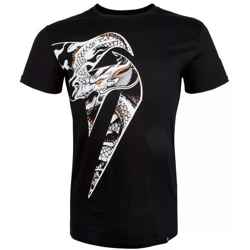 Футболка Venum Giant x Dragon T-shirt Black White-XS