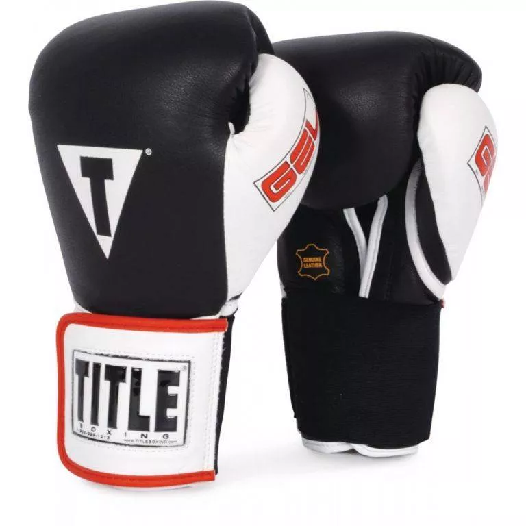 Боксерские перчатки TITLE GEL World Elastic Training Gloves-12