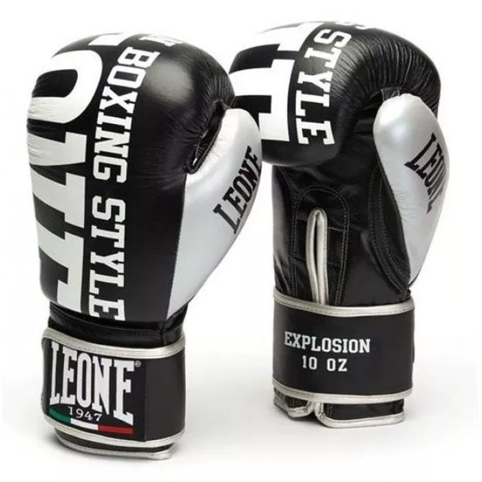 Боксерские перчатки Leone Explosion Black/White