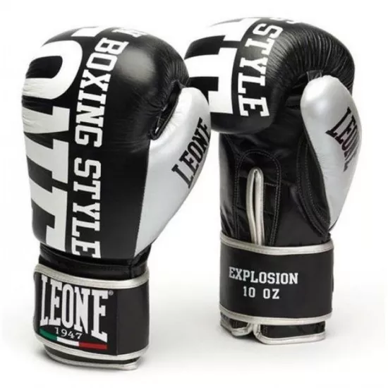 Боксерські рукавички Leone Explosion Black/White