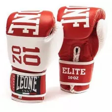 Боксерские перчатки Leone Elite Red-10