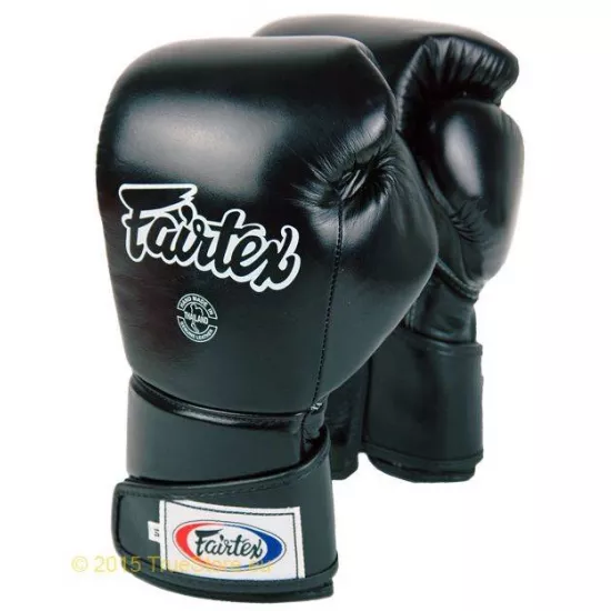 Боксерські рукавички Fairtex BGV6 Stylish Angular Spar Чорні 10 унцій