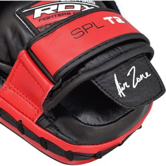 Лапы боксерские RDX Leather Red