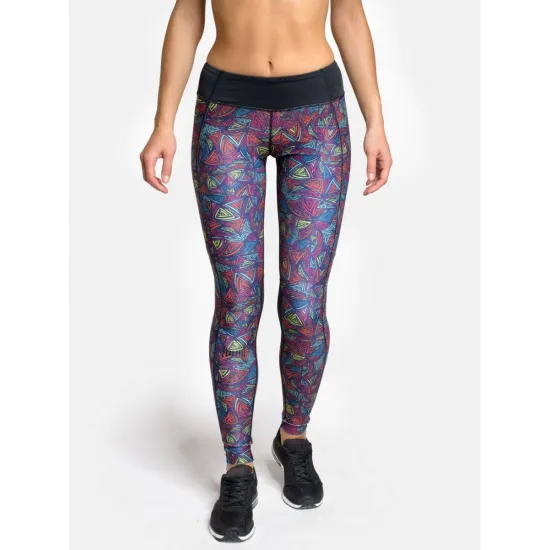 Компресійні штани Peresvit Air Motion Printed Leggins Triangle Curls-XS
