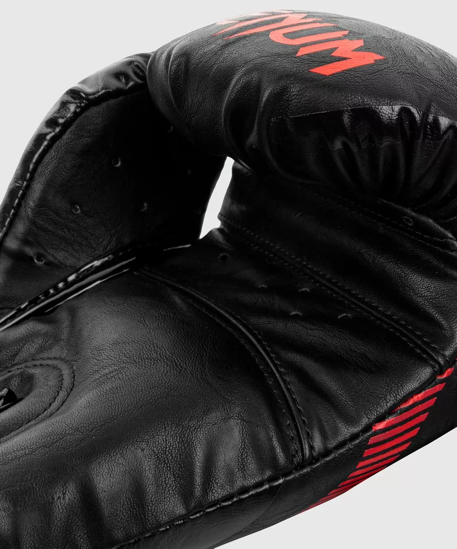 Боксерские перчатки Venum Impact Boxing Gloves Black Red-12