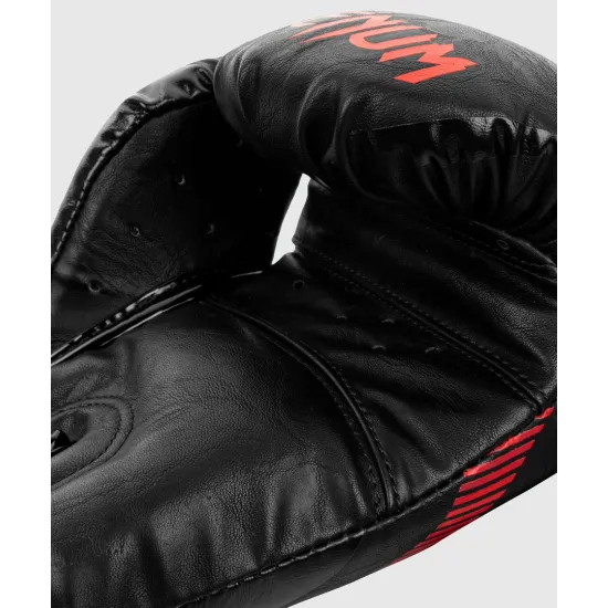 Боксерські рукавички Venum Impact Boxing Gloves Black Red-12