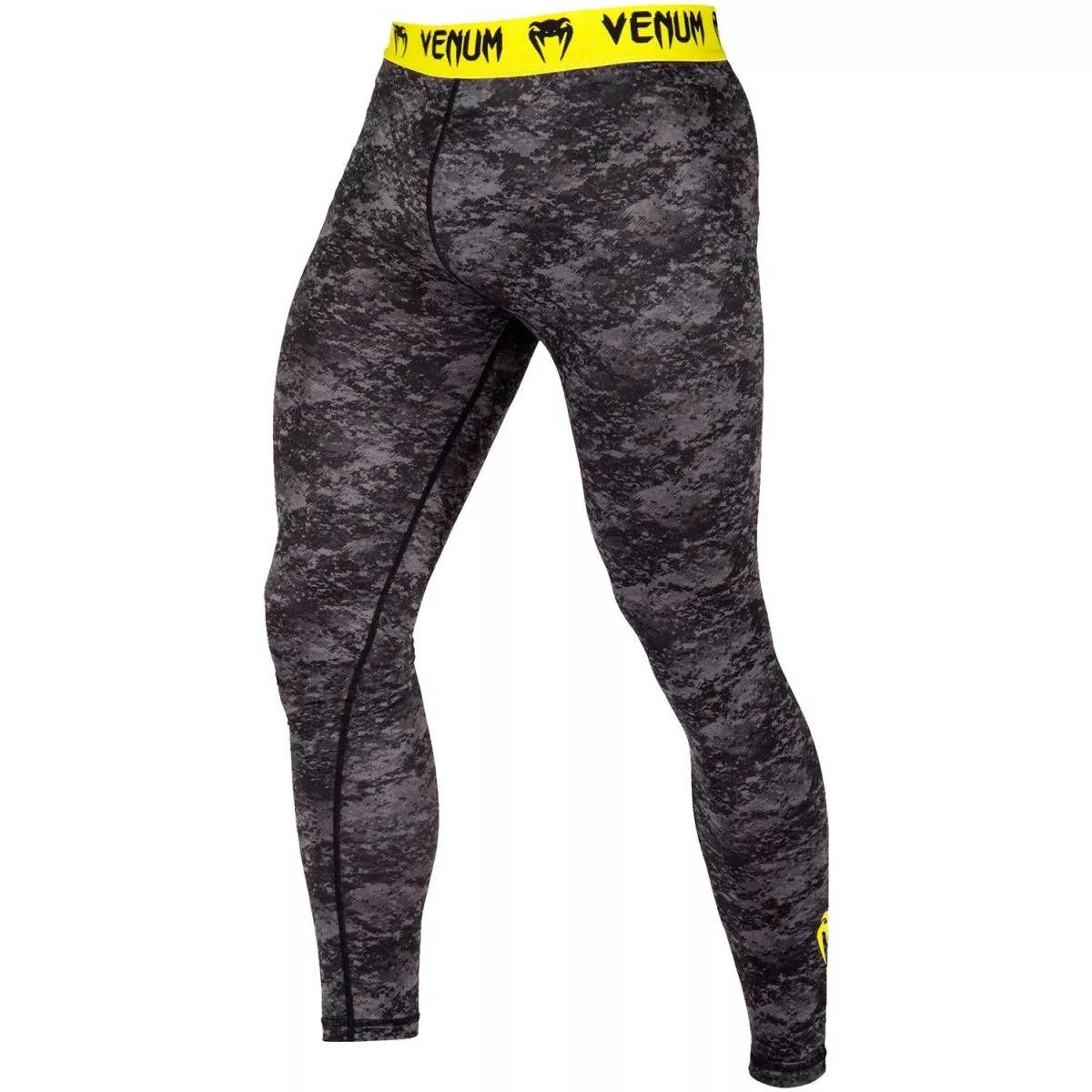 Компресійні штани Venum Tramo Spats Black/Yellow
