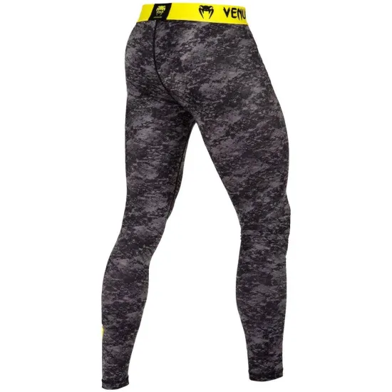 Компрессионные штаны Venum Tramo Spats Black/Yellow