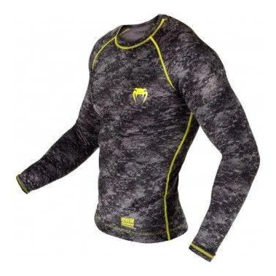 Рашгард Venum Tramo Rashguard Long Sleeves Black/Yellow-L