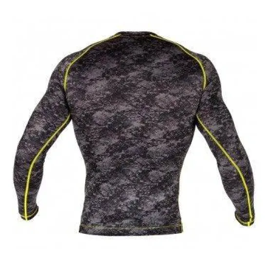 Рашгард Venum Tramo Rashguard Long Sleeves Black/Yellow-L