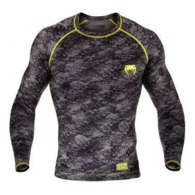 Рашгард Venum Tramo Rashguard Long Sleeves Black/Yellow-L
