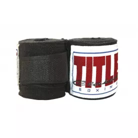 Бинти боксерські TITLE Classic Elite Mexican 2,75 м-чорний