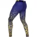 Компрессионные штаны Venum Tropical Spats Blue/Yellow