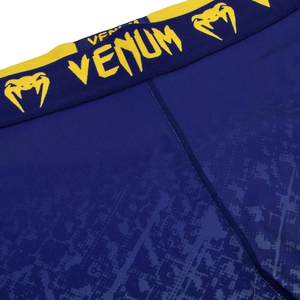 Компресійні штани Venum Tropical Spats Blue/Yellow