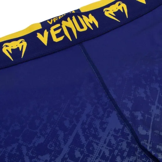 Компрессионные штаны Venum Tropical Spats Blue/Yellow