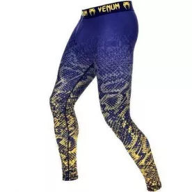 Компрессионные штаны Venum Tropical Spats Blue/Yellow
