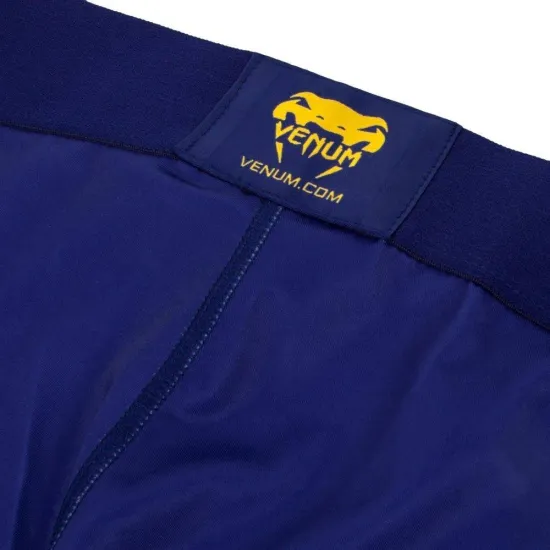 Компрессионные штаны Venum Tropical Spats Blue/Yellow
