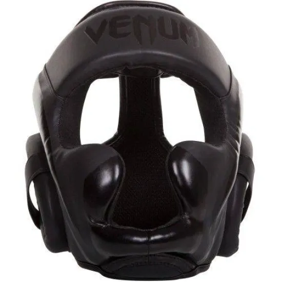 Шолом Venum Elite Headgear Matte Black - універсальний