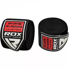 Боксерские бинты RDX Fibra 4,57м-черный