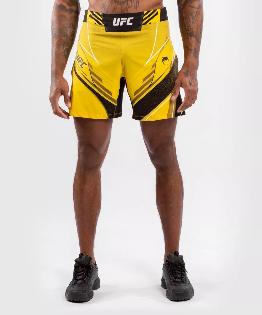 Шорты UFC Venum Authentic Fight Night Men's Gladiator желтые XS