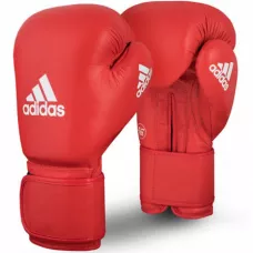 Боксерские перчатки Adidas AIBA Красные 12 унций