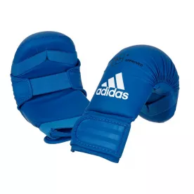 Перчатки для карате Adidas WKF Синие-XS