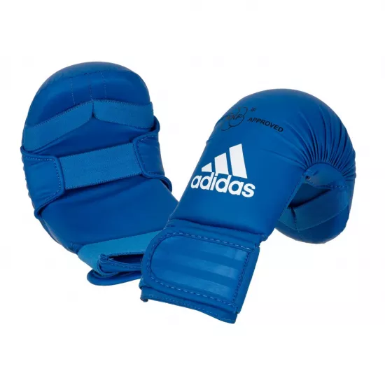 Рукавички для карате Adidas WKF Сині-XS