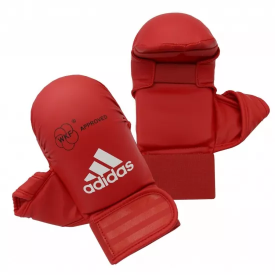 Рукавички для карате Adidas WKF Червоні-XS