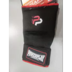 Бинты-перчатки PowerPlay 3096 с гелевыми подушечками S Черные