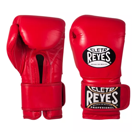Боксерські рукавички Cleto Reyes Hook and Loop Training Gloves Red-12