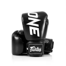 Боксерські рукавички Fairtex ONE X Boxing Gloves Чорні 12 унцій