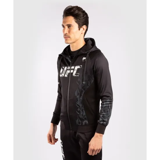 Толстовка UFC Venum Authentic Fight Week Men's Zip Hoodie Black XS