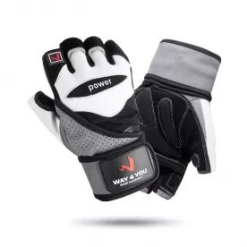 Перчатки для фитнеса и тяжелой атлетики с напульсником Way4you M