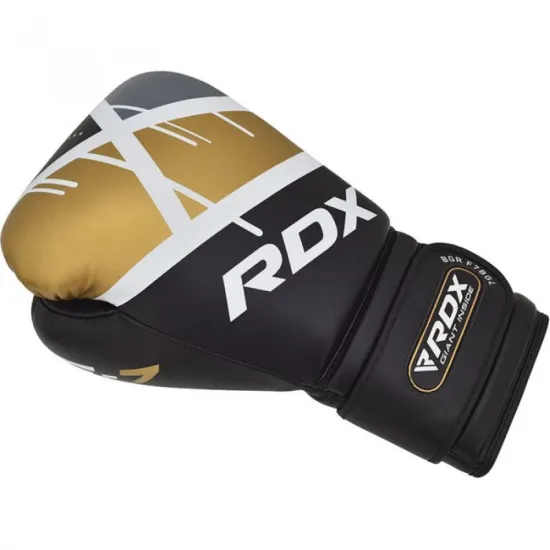 Боксерские перчатки RDX Rex Leather Black 8 ун.