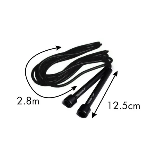 Скакалка Powerplay 4201 280см Чорна