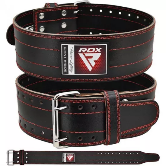 Пояс для важкої атлетики RDX Leather Black M